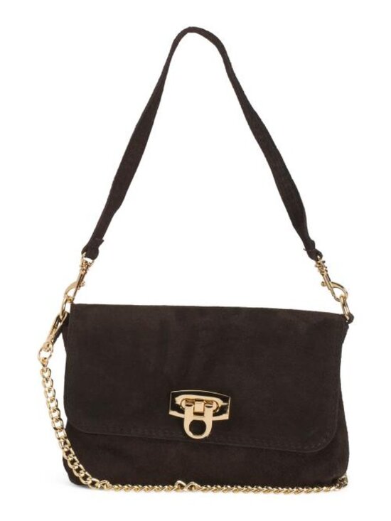 MARLON Handbags - MARLON Made In Italy Suede Wristlet Pochette
